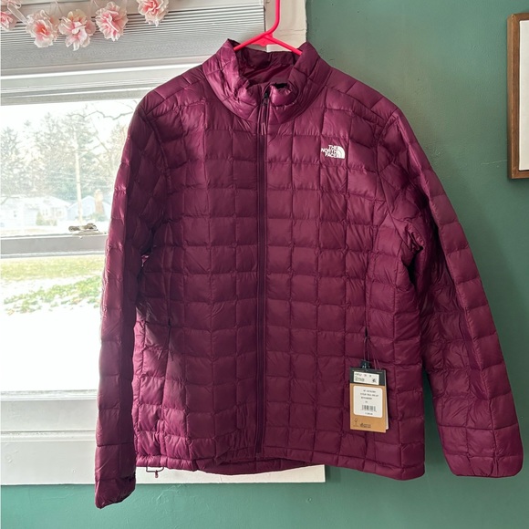 NWT North Face Women’s Plus Size Thermoball Jacket 2x boysenberry - Picture 1 of 8